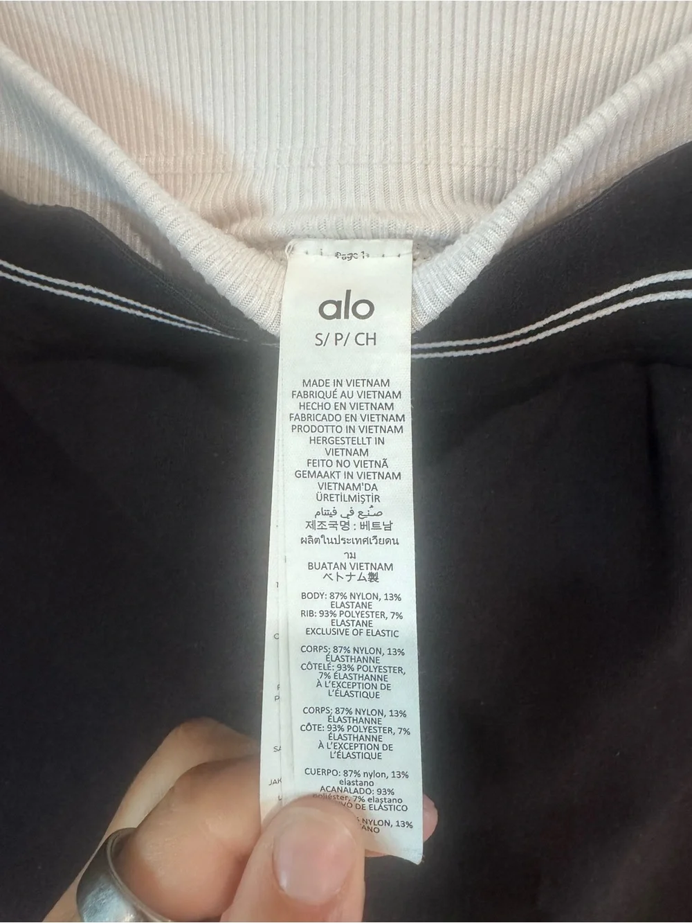 🖤🤍 Alo Better Together Leggings – Black & White | Size Small